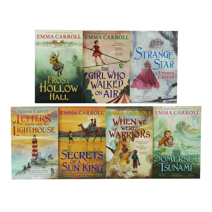 Emma Carroll 7 Books Collection Set Letters From The Lighthouse, Frost Hollow Hall - The Book Bundle