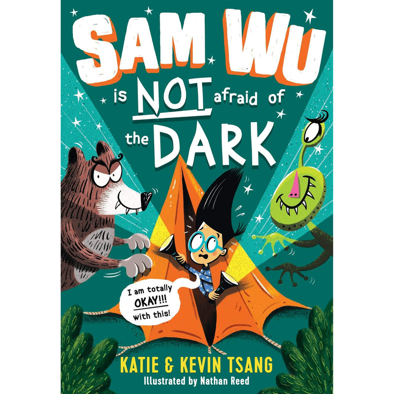 Sam Wu Is Not Afraid Series 5 Books Collection Set By Kevin Tsang, Katie Tsang (Ghosts, Sharks, Dark, Spiders, Zombies) - The Book Bundle