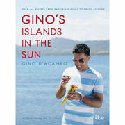 Gino D'Acampo's Veg Italia & Islands in the Sun hardcover book set by Hodder & Stoughton, featuring colorful cover art.