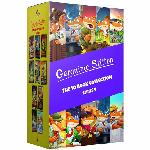 Geronimo Stilton: 10 Book Collection (Series 4) Box Set - The Book Bundle