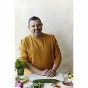 Hardcover book cover of "Simple Spice Vegetarian" by Cyrus Todiwala, featuring colorful Indian spice illustrations.