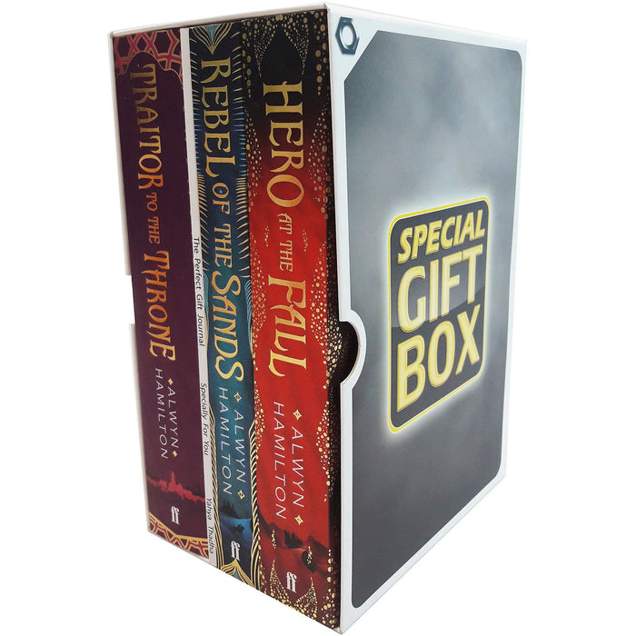 Alwyn hamilton rebel of the sands trilogy 3 books collection gift wrapped box set - The Book Bundle