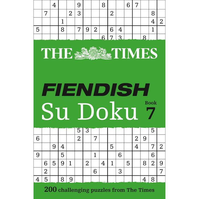 The Times Fiendish Su Doku Book (7-9) Series 2 :3 Books Collection Set - The Book Bundle