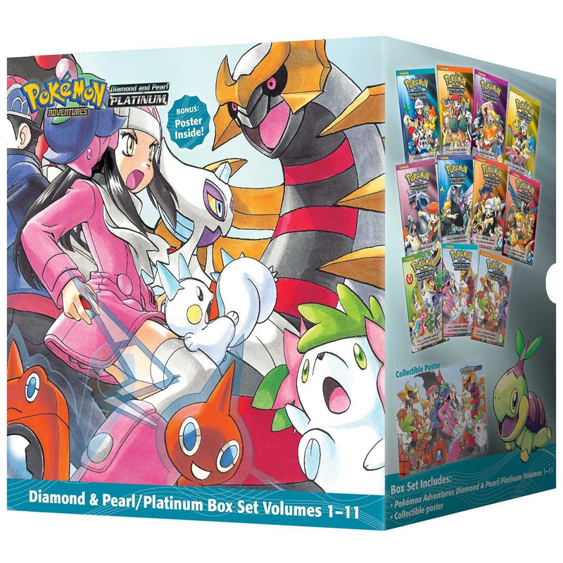 Pokemon Adventures Diamond & Pearl Platinum Box Set 1-11 - The Book Bundle