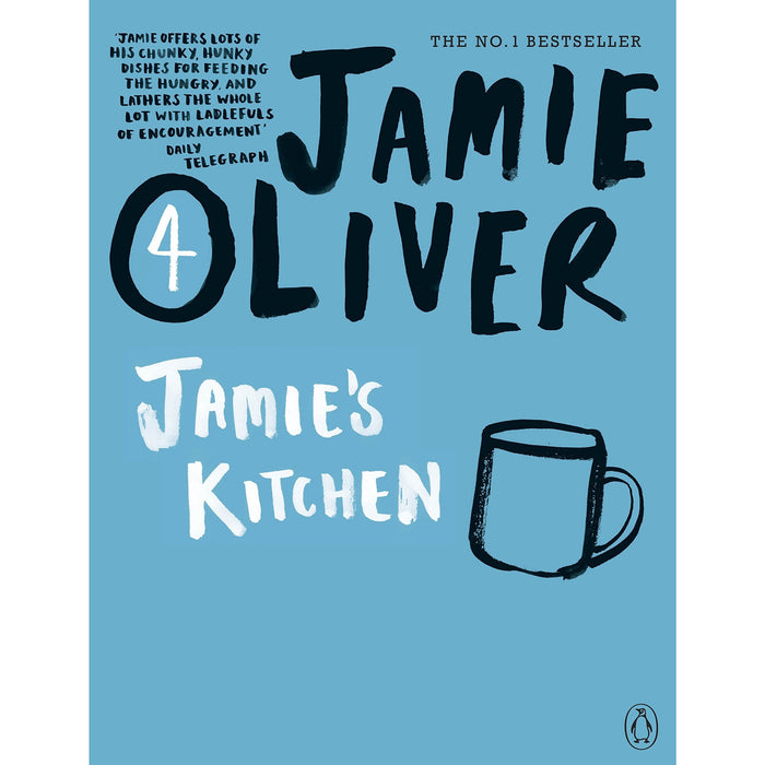 Jamie oliver collection 4 books set (the naked chef, the return of the naked chef, happy days with the naked chef, jamie's kitchen) - The Book Bundle