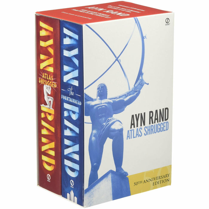 Ayn Rand 2 Books Collection Set (The Fountainhead, Atlas Shrugged ) - The Book Bundle