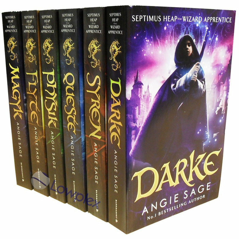 Septimus Heap Collection 6 Books Set (Darke, Magyk, Flyte, Physik, Queste, Syren) - The Book Bundle
