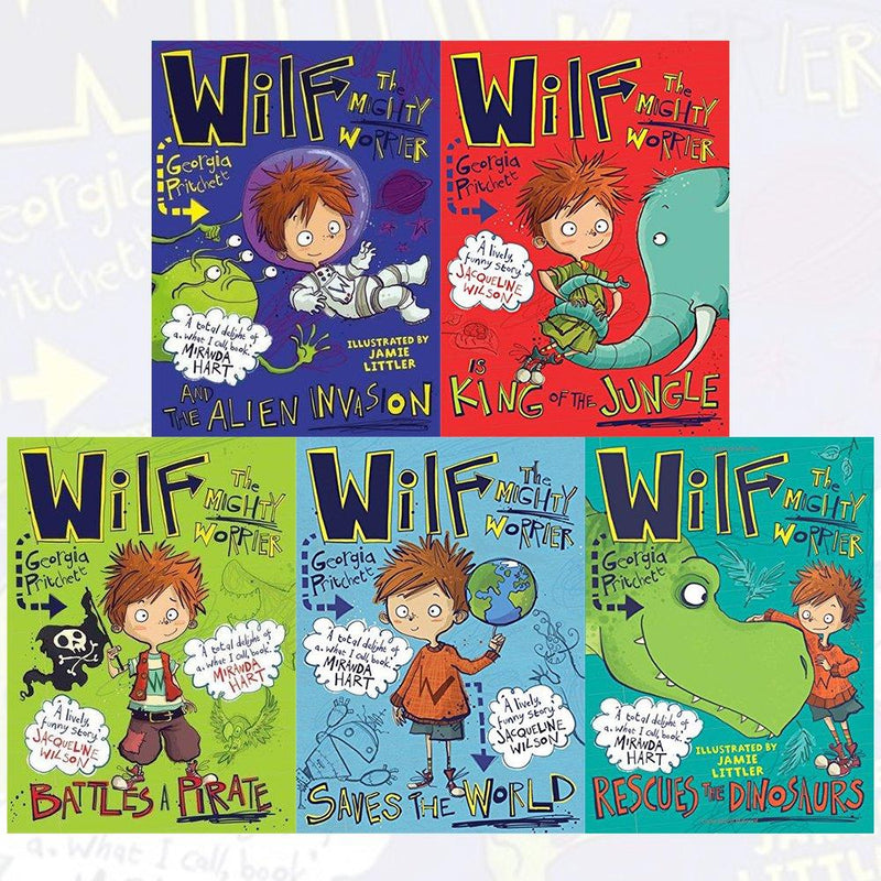 Wilf the Mighty Worrier Collection 5 Books Set By Georgia Pritchett - The Book Bundle