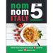 Gino's Italian Adriatic Escape, Gino's Healthy Italian for Less, Nom Nom Italy In 5 Ingredients, The Italian Deli Cookbook 4 Books Set - The Book Bundle