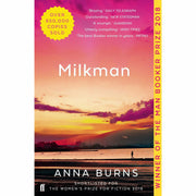 Two paperback books from the Normal People and Milkman collection by Sally Rooney and Anna Burns, published by Faber and Faber.