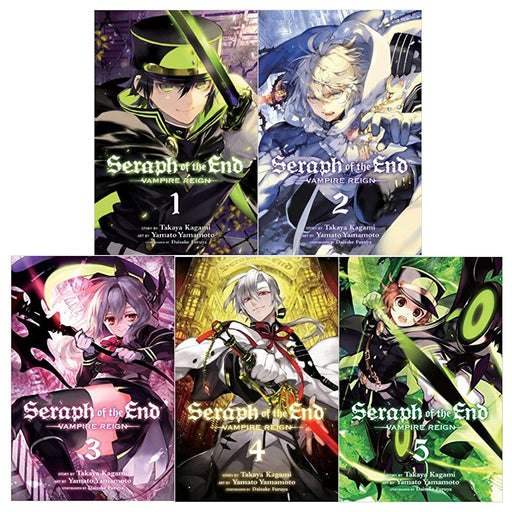 Seraph of the end vampire reigh gn series 1: 5 books Vol 1 to 5 collection set - The Book Bundle