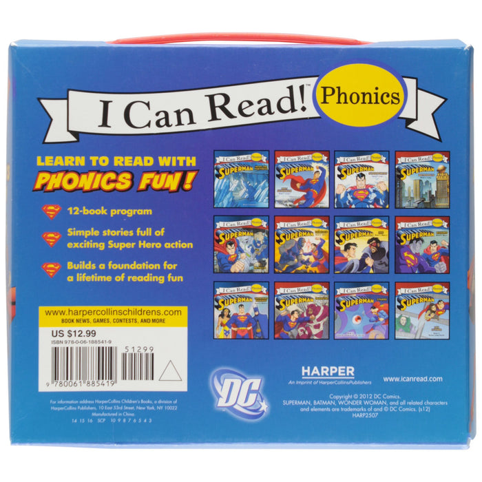 Superman Classic: Superman Phonics Fun (My First I Can Read) - The Book Bundle