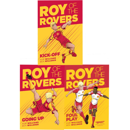 Roy of the Rovers Graphic Novl 3 Books Collection Set (Kick-Off, Foul Play, Going Up) - The Book Bundle
