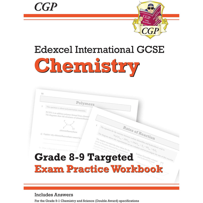 Cgp igcse 9-1 edexcel international gcse chemistry, biology, physics, 3 books collection set - grade 8-9 targeted exam practice workbook - The Book Bundle