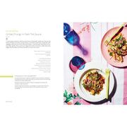 Hardcover of Rosa's Thai Cafe Vegetarian Cookbook by Saiphin Moore, with colorful Thai dish photos on the cover.