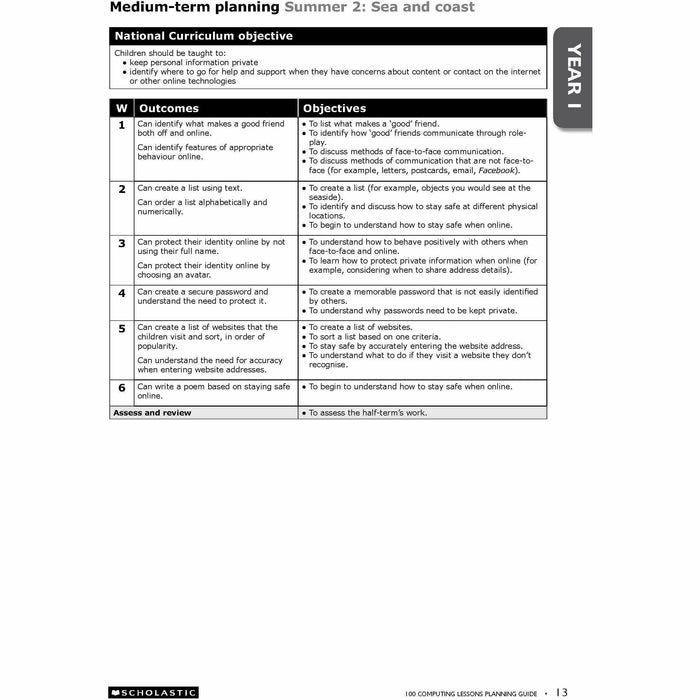 National Curriculum Computing Planning Guide The Book Bundle National curriculum computing planning guide the book bundle