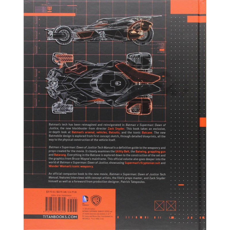 Batman v Superman: Dawn Of Justice: Tech Manual - The Book Bundle