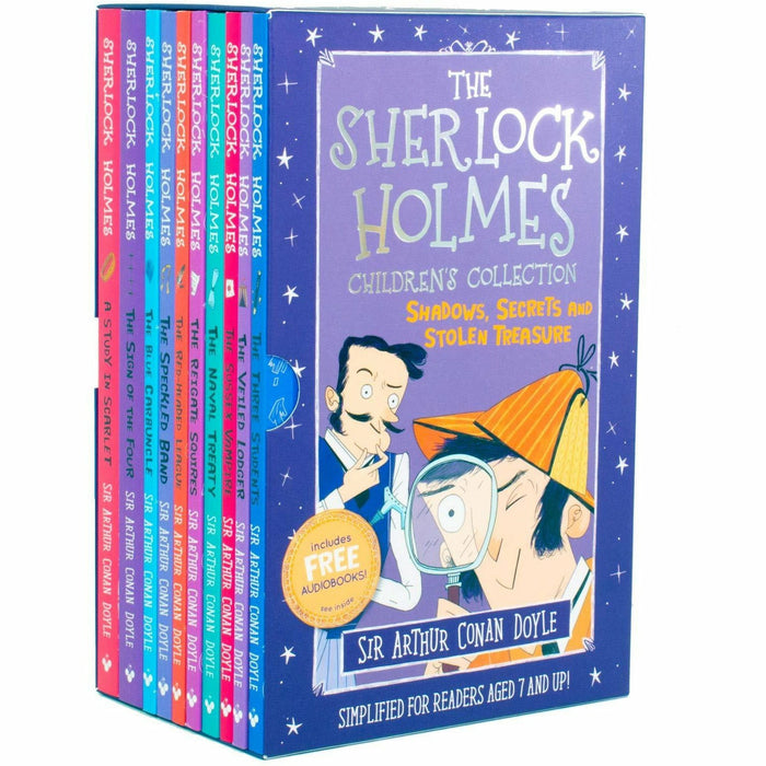 The Sherlock Holmes Children's Collection (Series 1) 10 Books Box Set by  Sir Arthur Conan Doyle - The Book Bundle