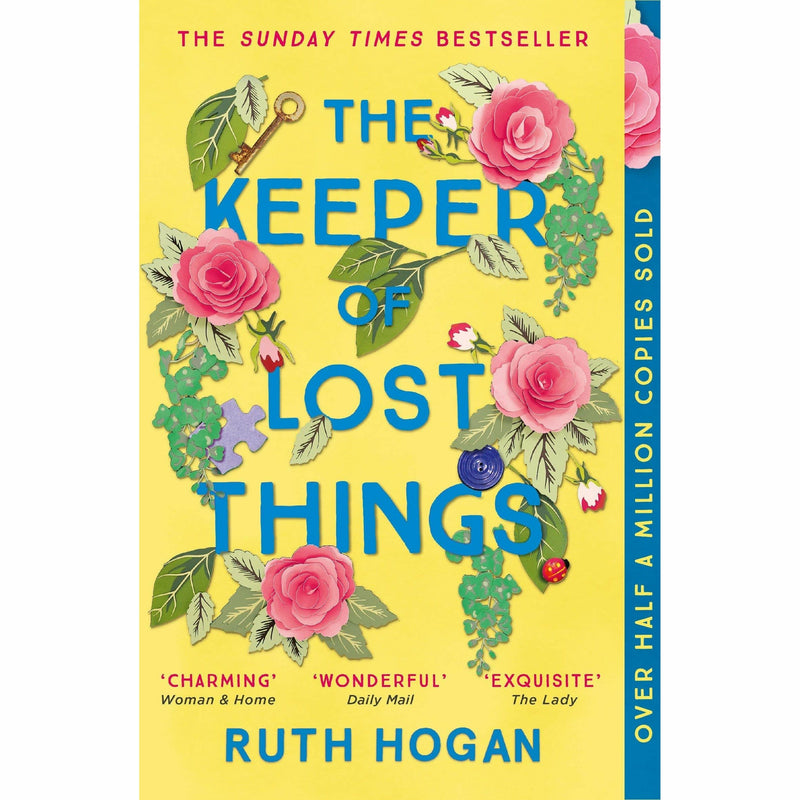 Set of three Ruth Hogan paperback fiction books including The Keeper of Lost Things, published by Two Roads.