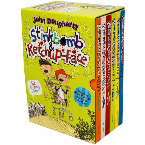 Stinkbomb & Ketchup-Face Series 6 Books Collection Box Set By John Dougherty - The Book Bundle