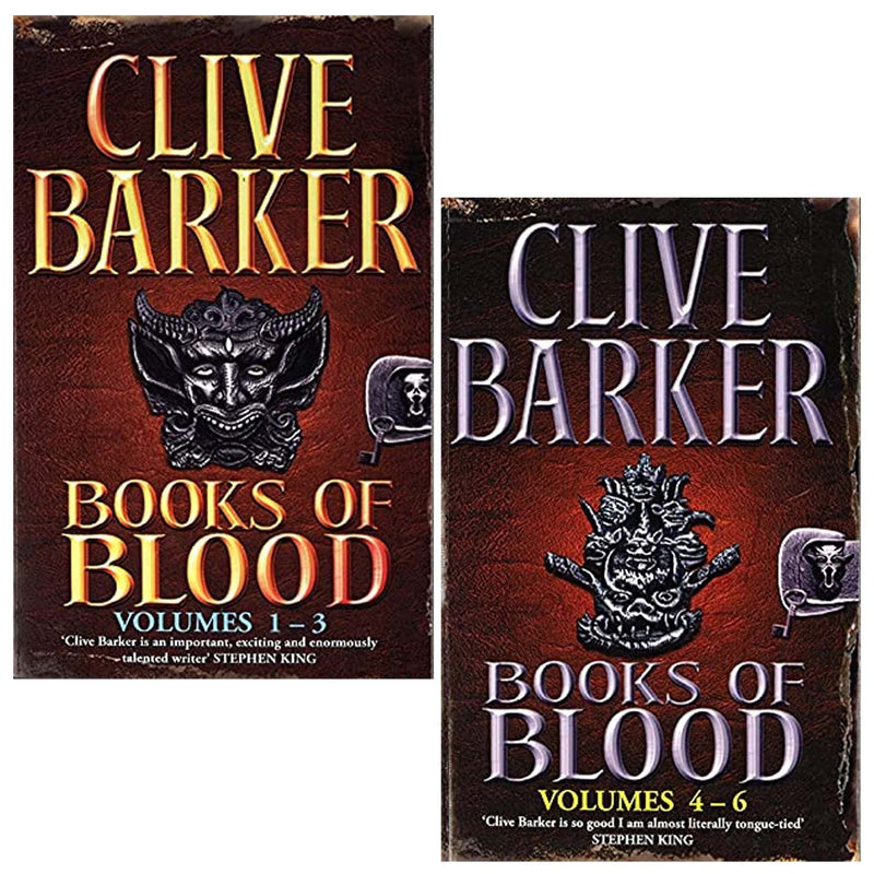 Books Of Blood Omnibus Series 2 Books Collection Set by Clive Barker (Volumes 1-6) - The Book Bundle