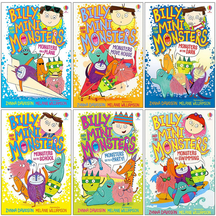 Billy and the Mini Monsters Series Books 1 - 12  Collection Set by Zanna Davidson - The Book Bundle