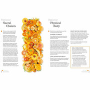 Aster hardcover book titled "The Chakra Project" showing the front cover with colorful chakra illustrations and title text.