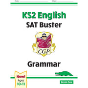 CGP KS2 English SAT Buster Grammar, Punctuation Book, Spelling Book, Grammar, Punctuation and Spelling Answer Book 4 Books Collection Set - The Book Bundle