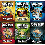 Dav Pilkey The Adventures of Dog Man Collection 6 Books Set - The Book Bundle