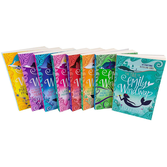 Liz Kessler The Tail of Emily Windsnap Sparkling Underwater Adventures 8 Books Collection - The Book Bundle