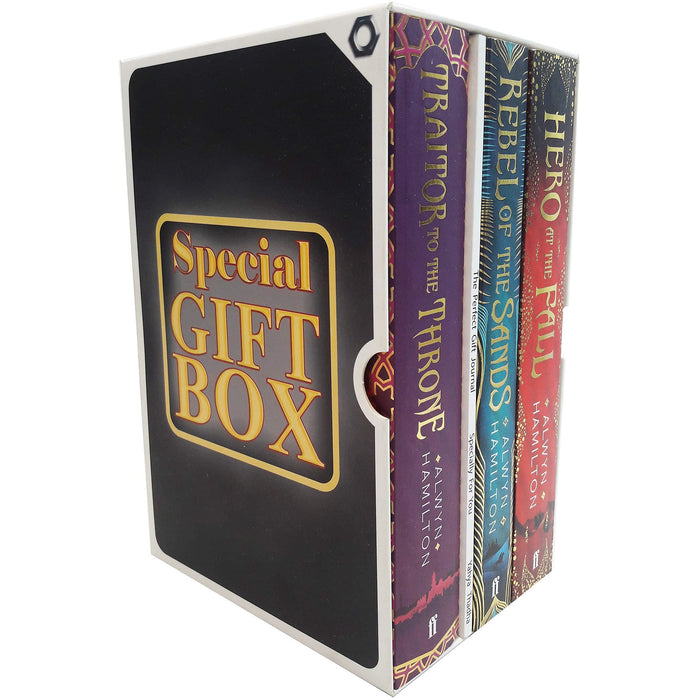 Alwyn hamilton rebel of the sands trilogy 3 books collection gift wrapped box set - The Book Bundle
