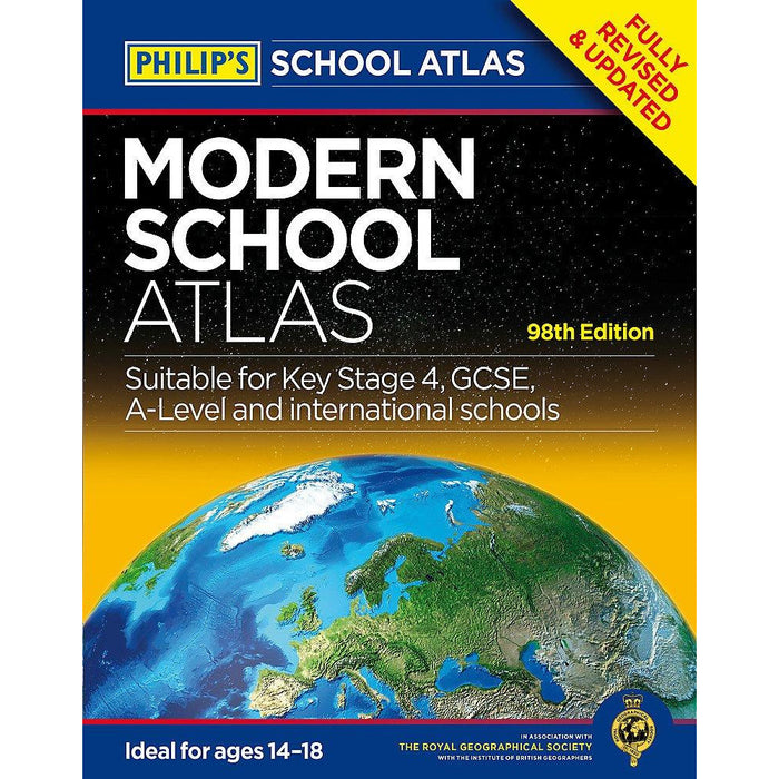 Philip's Modern School Atlas: 98th Edition (Philip's School Atlases) - The Book Bundle