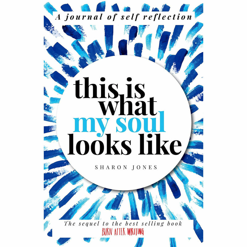 Sharon Jones 2 Books Set This is What My Soul Looks Like, Burn After Writing - The Book Bundle