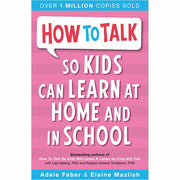 Five paperback books from the "How To Talk So Kids Will Listen & Listen So Kids Will Talk" collection by Adele Faber and Elaine Mazlish.