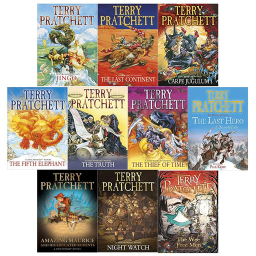 Terry Pratchett Discworld Novels Series 5 and 6 :10 Books Collection Set - The Book Bundle