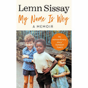 Lemn Sissay's "My Name Is Why" and "Gold from the Stone" books collection set, showing colorful covers and open pages.