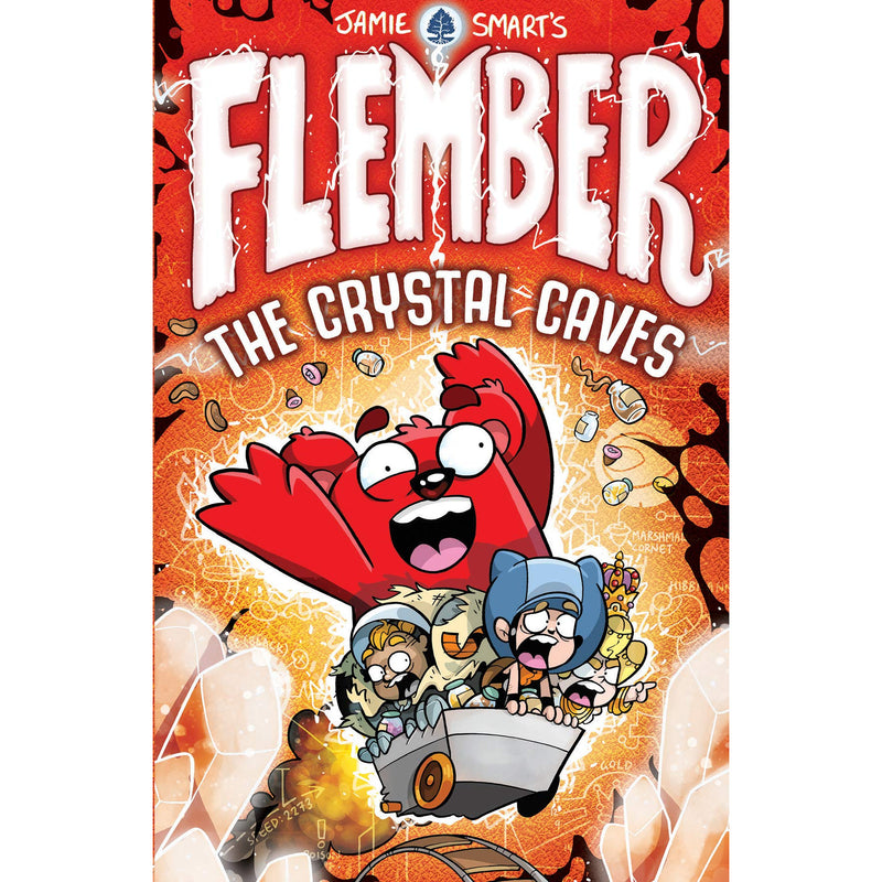 Flember Series Books 1 - 4 Collection Set by Jamie Smart (The Secret Book, The Crystal Caves) - The Book Bundle