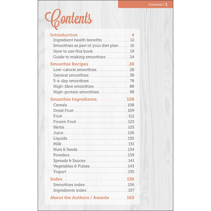 Carbs & Cals Smoothies: 80 Healthy Smoothie Recipes & 275 Photos of Ingredients to Create Your Own! - The Book Bundle