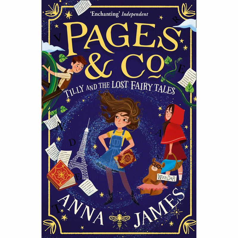 Pages & Co Collection 4 Books Set By Anna James (The Book Smugglers, Tilly and the Bookwanderers, Tilly and the Lost Fairy Tales, Tilly and the Map of ) - The Book Bundle