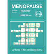 Hardcover book titled "Menopause: All You Need to Know" by Dr. Louise Newson, featuring a clean, professional cover design.