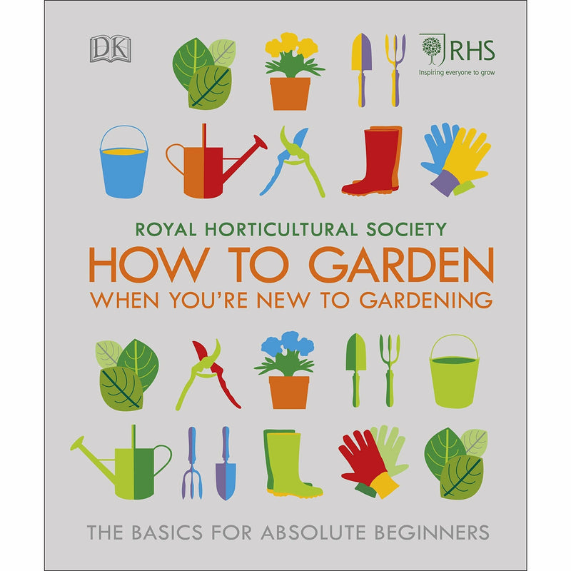 RHS How To Garden When You're New To Gardening, RHS Grow For Flavour [Hardcover] 2 Books Collection Set - The Book Bundle
