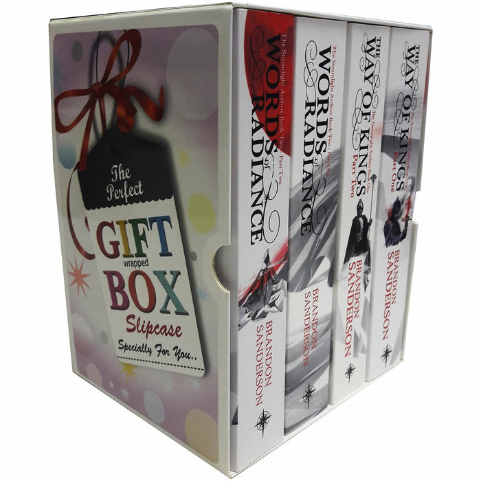 Brandon Sanderson Stormlight Archive Collection 4 Books Gift Wrapped Box Set - The Book Bundle