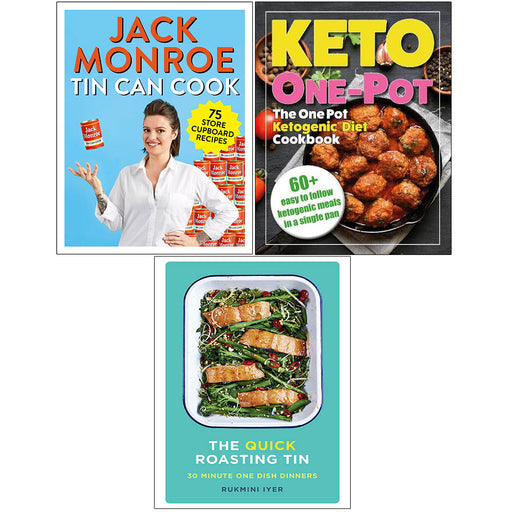 Tin Can Cook, One Pot Ketogenic, Quick Roasting Tin 3 Books Collection Set - The Book Bundle