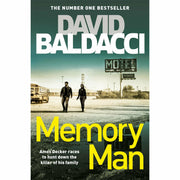 Set of five Amos Decker Series paperback books by David Baldacci, featuring crime fiction with gripping mystery stories.