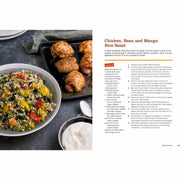 Paperback cookbook by Jo Scarratt-Jones titled "Eat Well for Less," featuring quick and easy meal recipes on the cover.