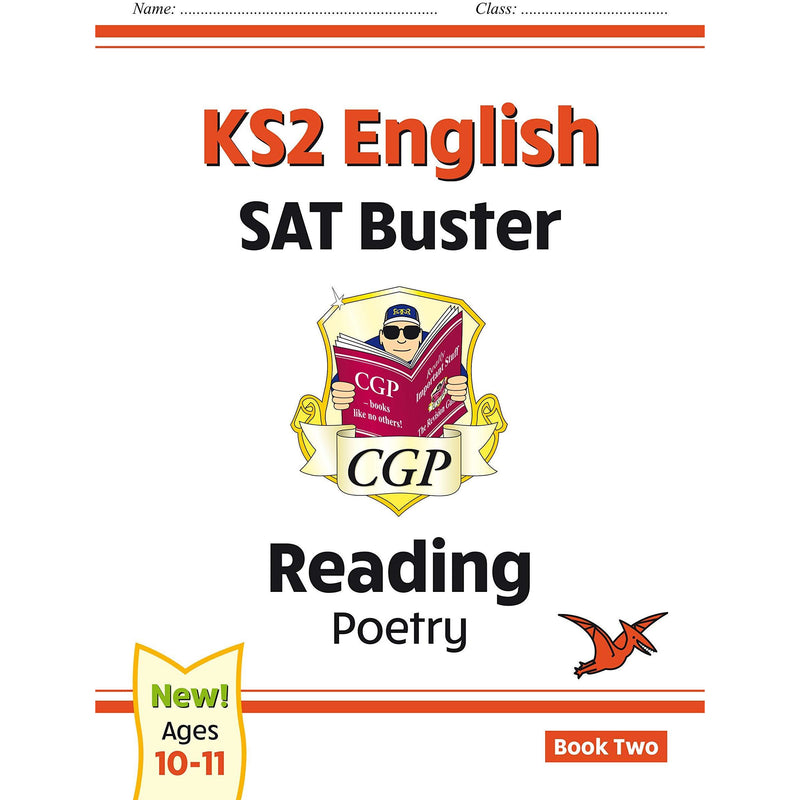 CGP New KS2 English Reading SAT Buster Fiction, Non-Fiction, Poetry, Answer Book 4 Books Collection Set - The Book Bundle