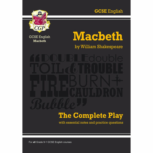 Grade 9-1 GCSE English Macbeth - The Complete Play - The Book Bundle
