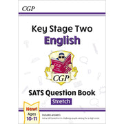 CGP KS2 Maths Targeted SATS Question Book Standard Level, Advanced Level, Stretch Ages 10-11 Collection 4 Books Set - The Book Bundle