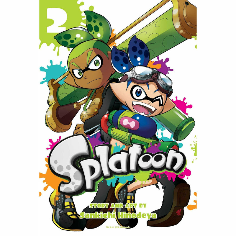 The Splatoon Series Volume 2, 3, 4 Collection 3 Books Set by Sankichi Hinodeya - The Book Bundle