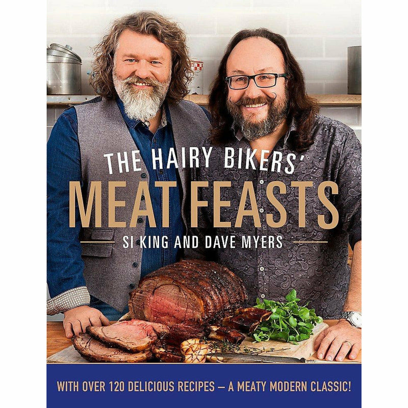 The Hairy Bikers Meat Feasts [Hardcover], The Hairy Dieters Go Veggie, The Hairy Dieters Make It Easy 3 Books Collection Set - The Book Bundle